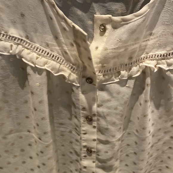 Size L color cream with gold dots transparent material - Picture 4 of 6